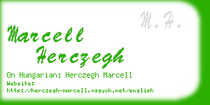 marcell herczegh business card